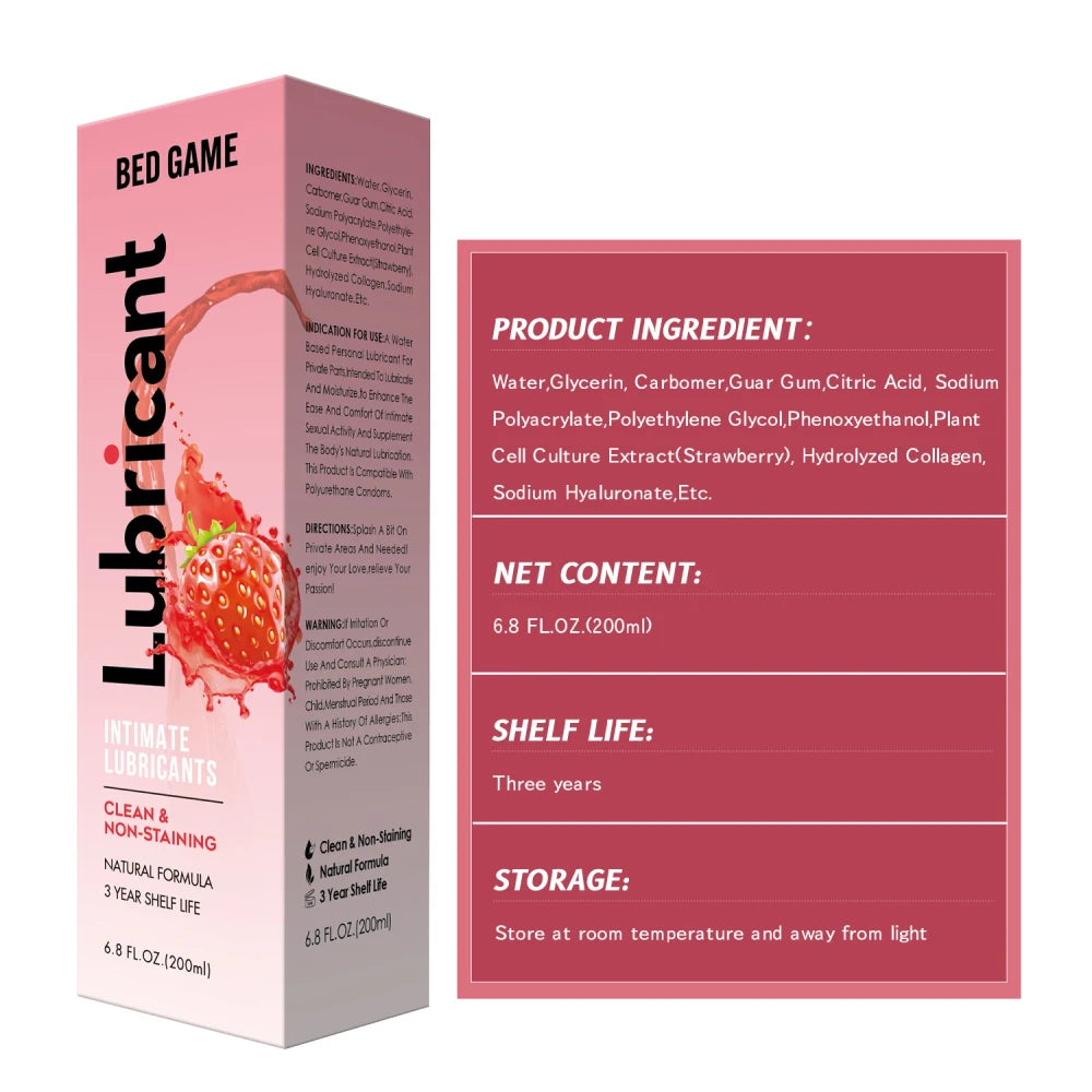 Intimate Lubricants Water Based Lubricant Gel