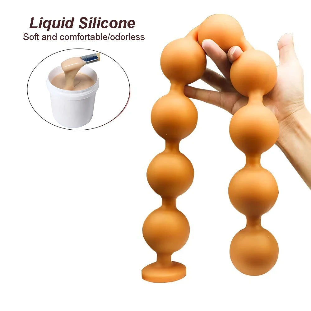 Silicone Anal Bead Plug