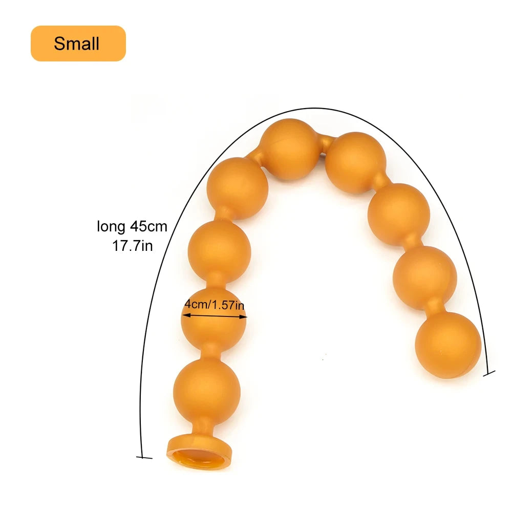 Silicone Anal Bead Plug