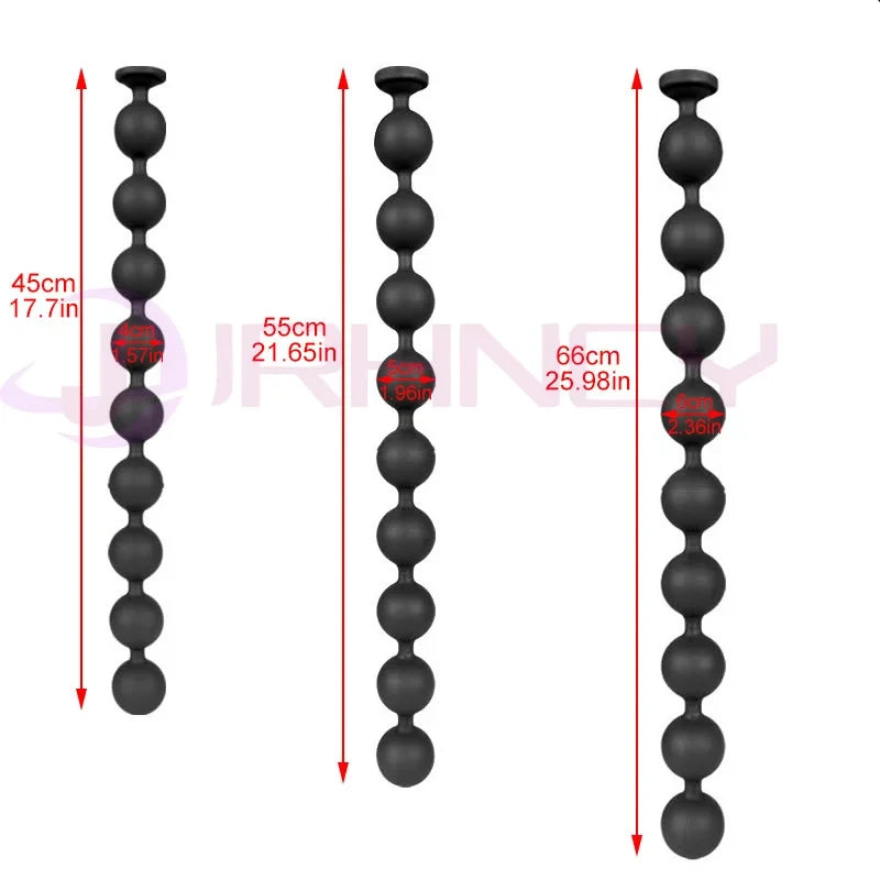 Silicone Anal Bead Plug