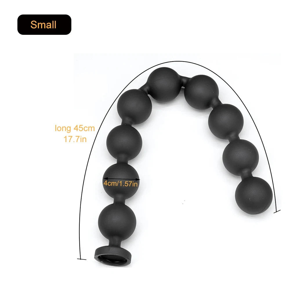Silicone Anal Bead Plug