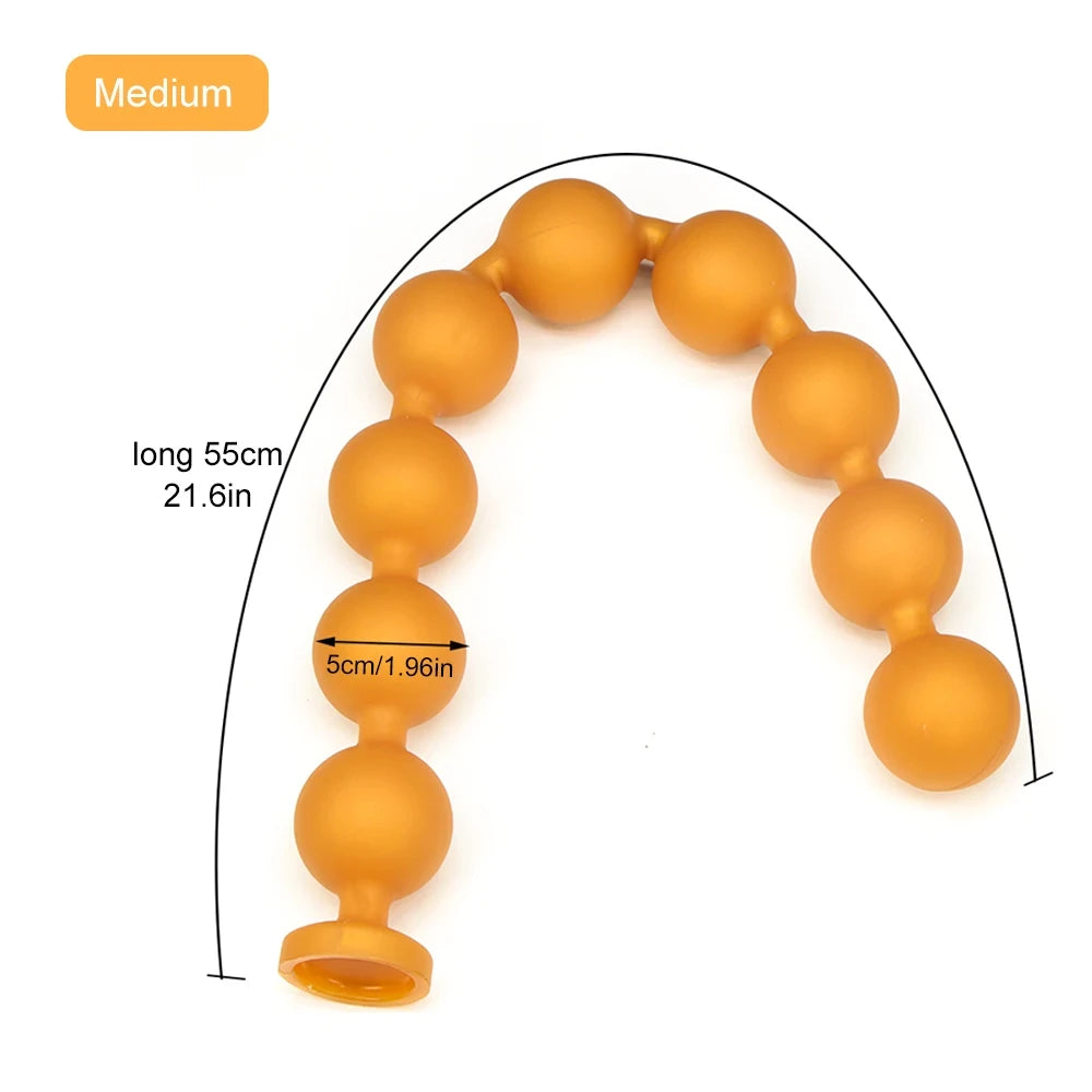 Silicone Anal Bead Plug