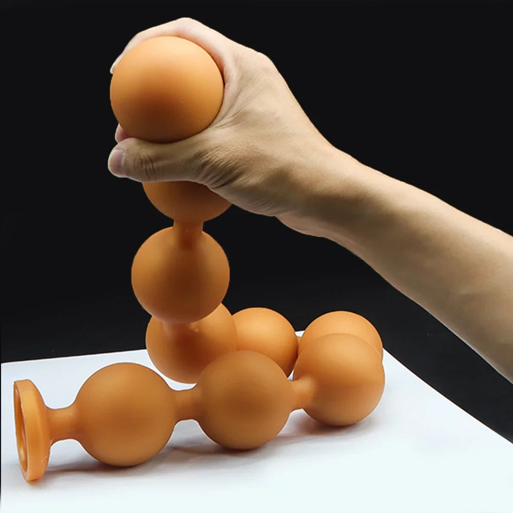 Silicone Anal Bead Plug