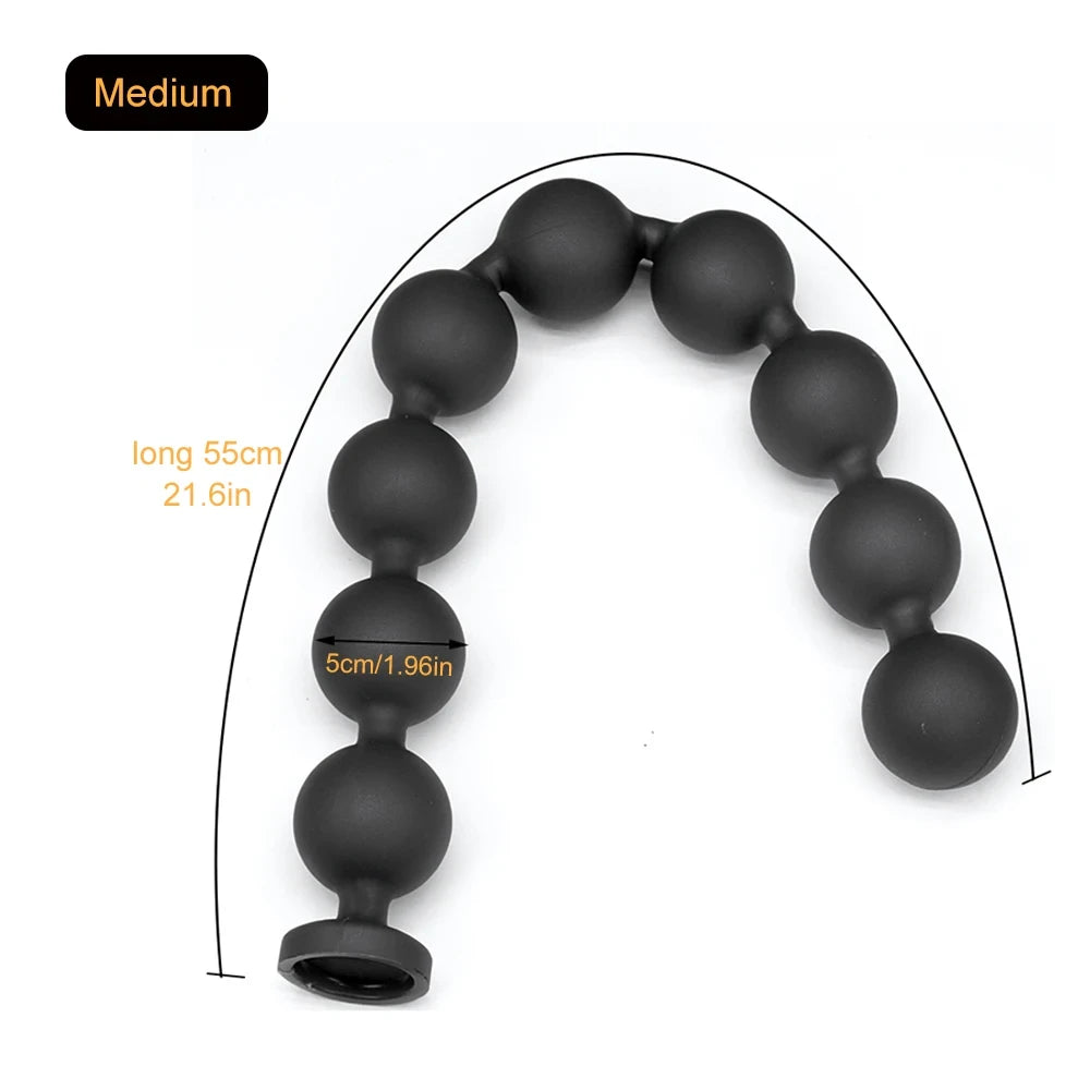 Silicone Anal Bead Plug