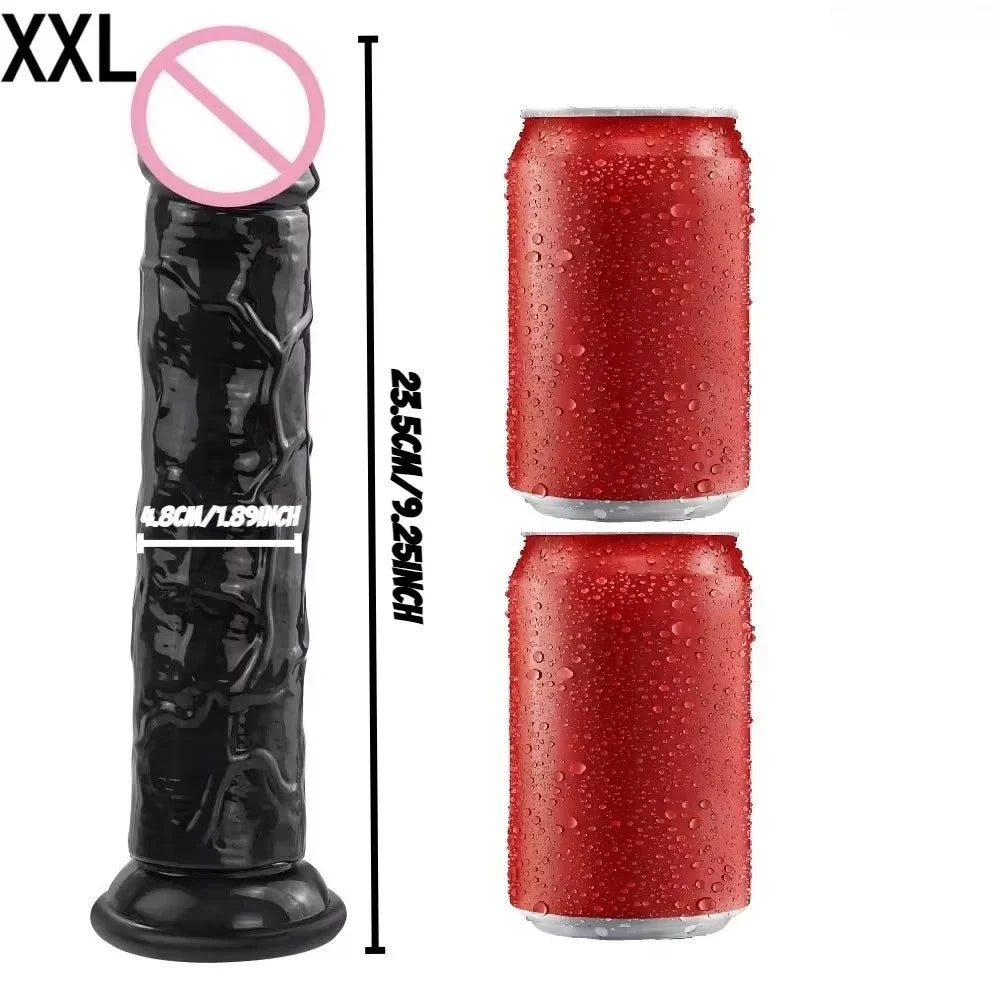 Flexible TPE Suction Cup Dildo