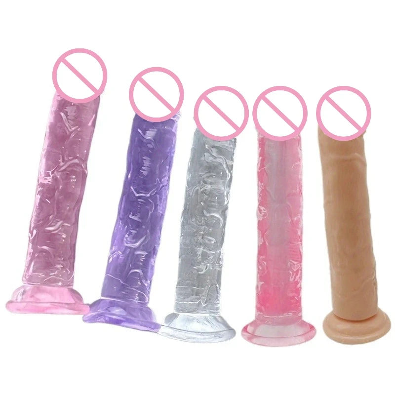 Flexible TPE Suction Cup Dildo