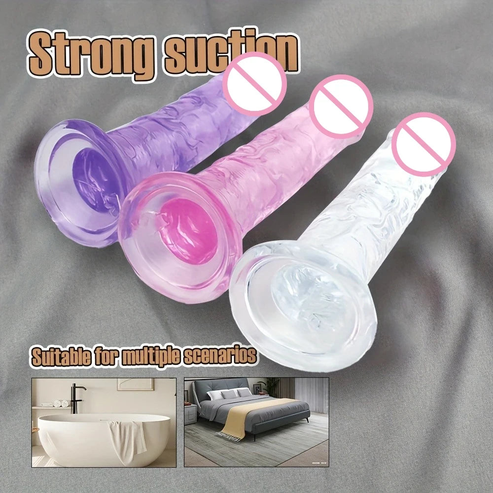 Flexible TPE Suction Cup Dildo