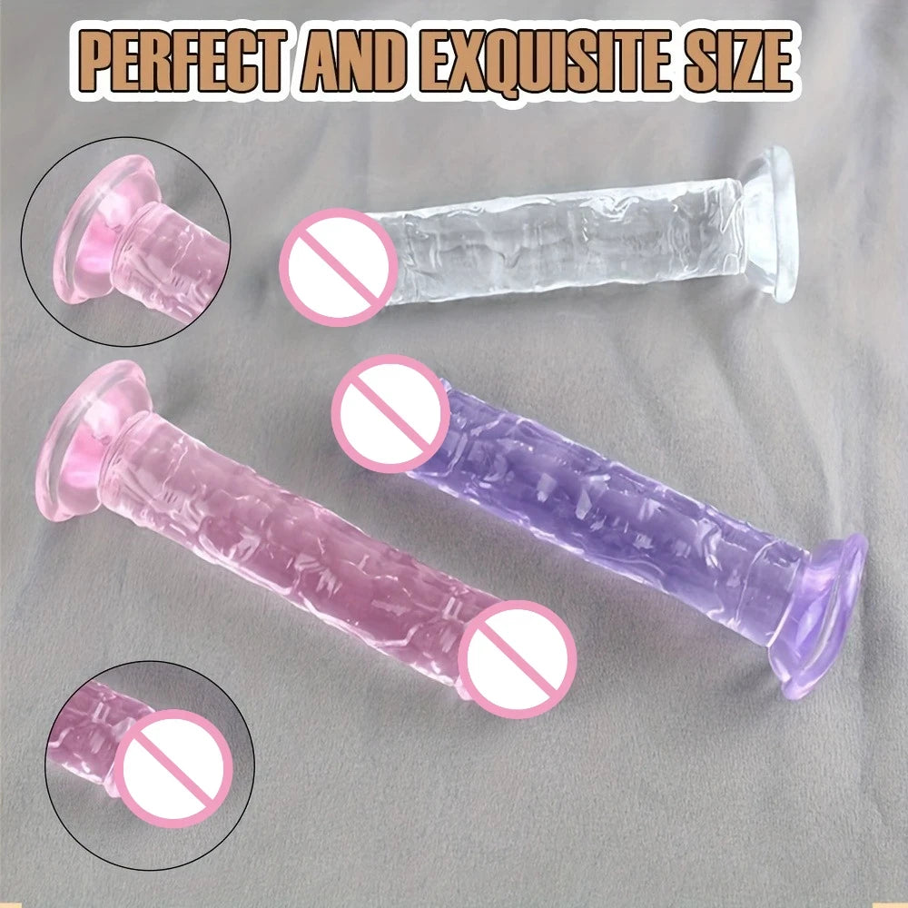 Flexible TPE Suction Cup Dildo