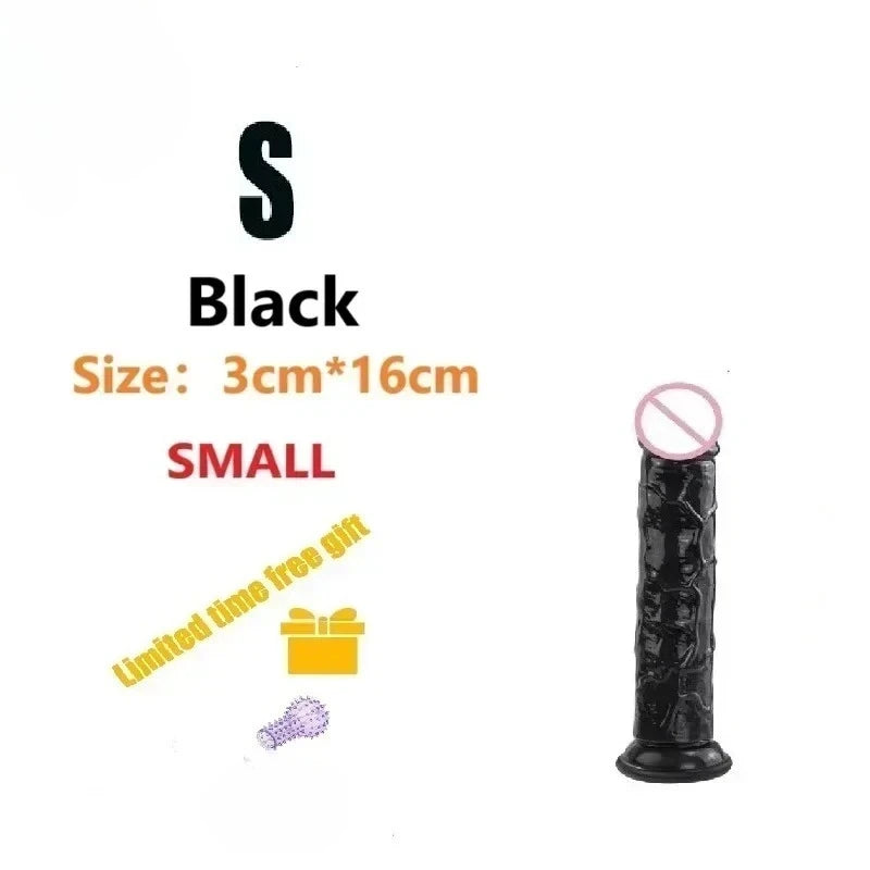 Flexible TPE Suction Cup Dildo