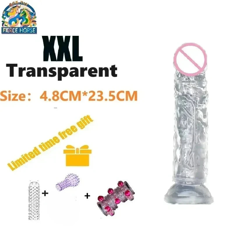 Flexible TPE Suction Cup Dildo
