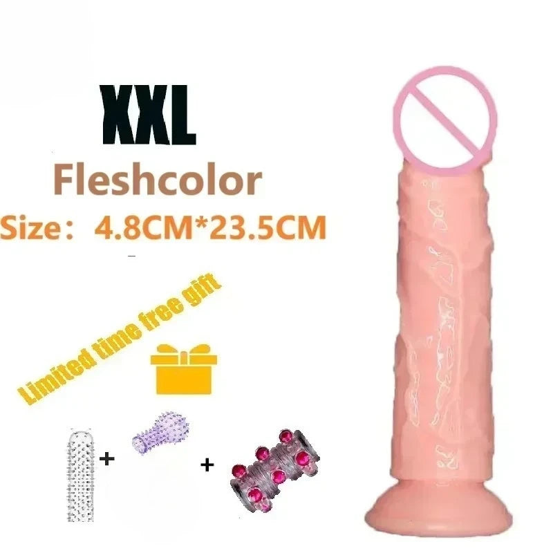 Flexible TPE Suction Cup Dildo
