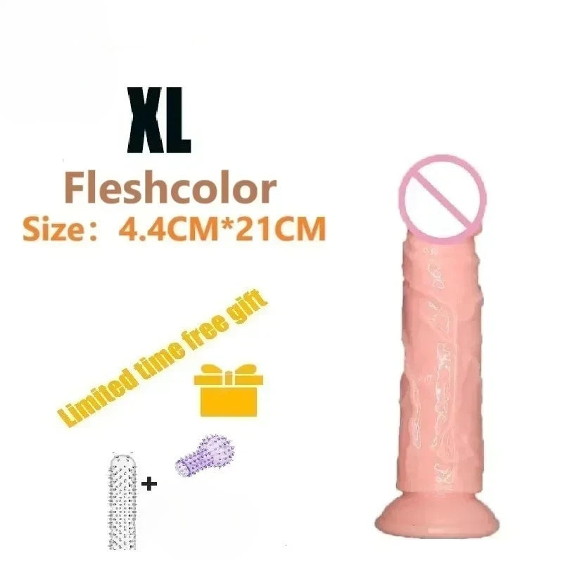 Flexible TPE Suction Cup Dildo