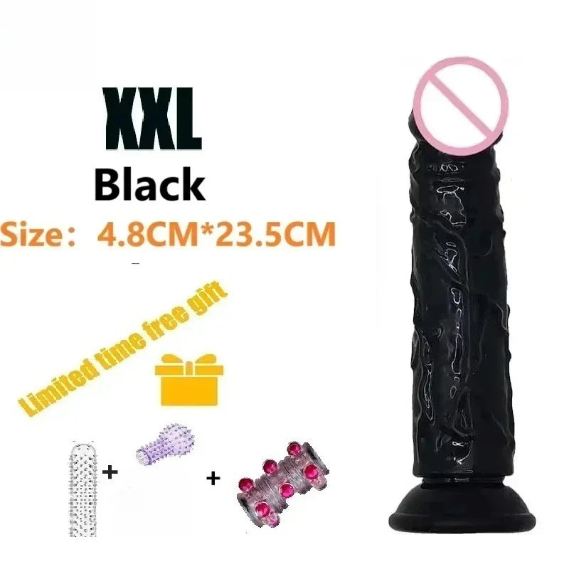 Flexible TPE Suction Cup Dildo