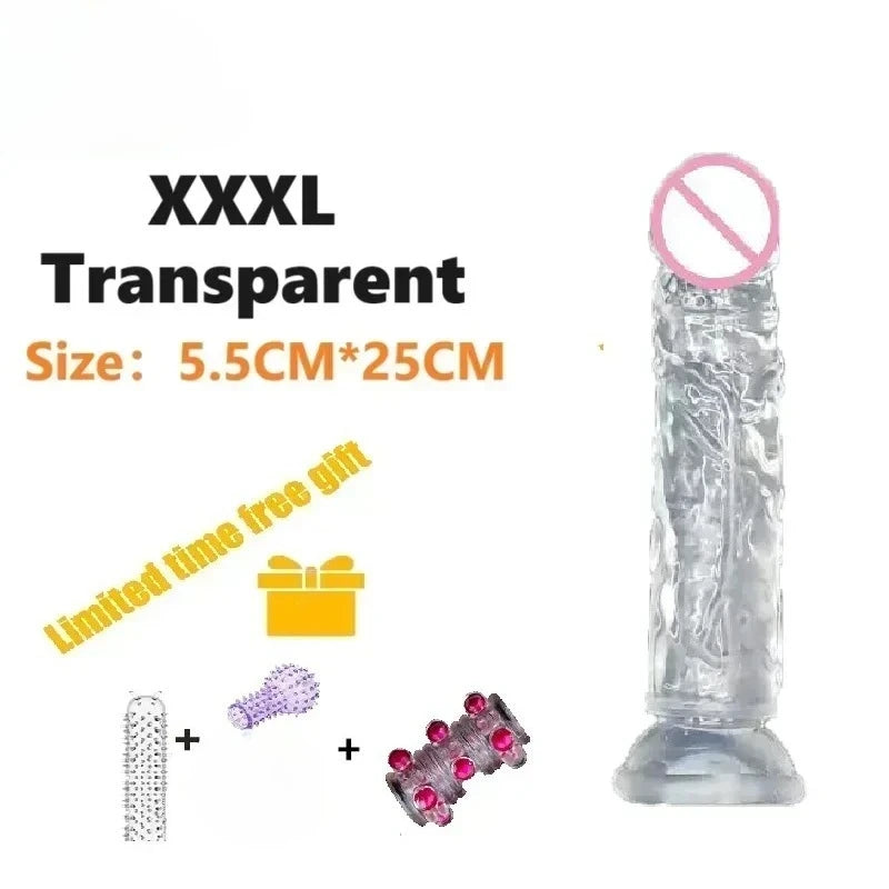Flexible TPE Suction Cup Dildo
