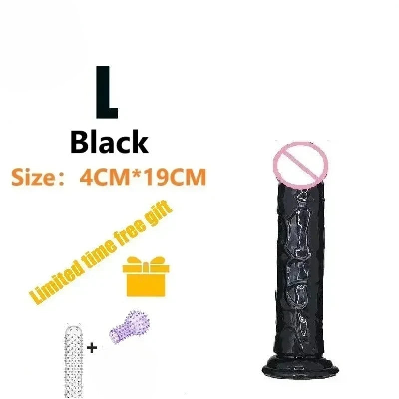 Flexible TPE Suction Cup Dildo
