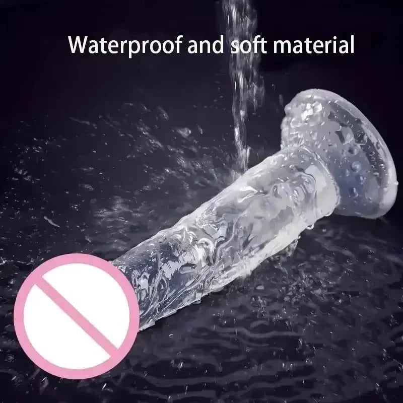 Flexible TPE Suction Cup Dildo