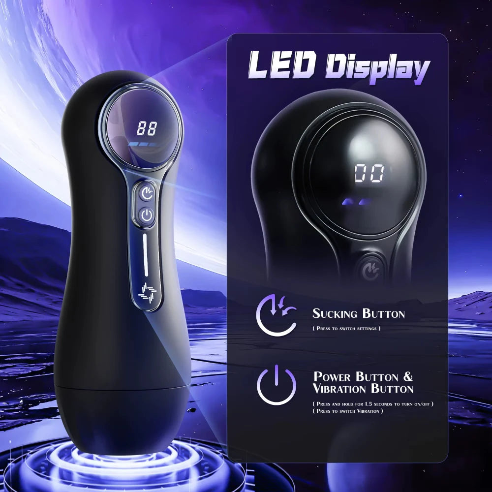Electric Silicone Male Masturbator