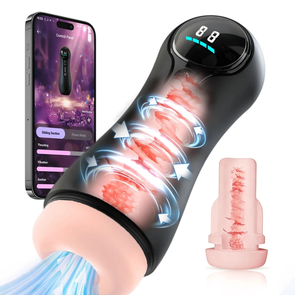 Electric Silicone Male Masturbator