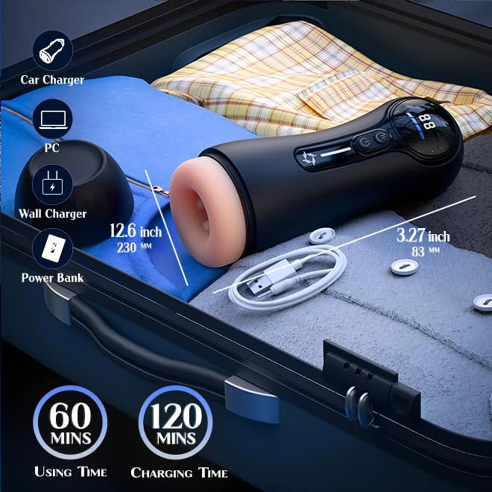 Electric Silicone Male Masturbator