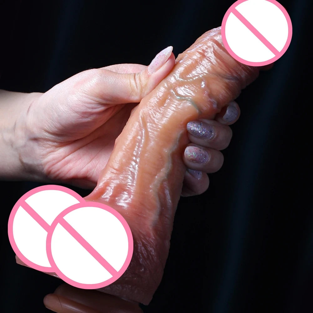 Realistic Silicone Dildo with Suction Cup