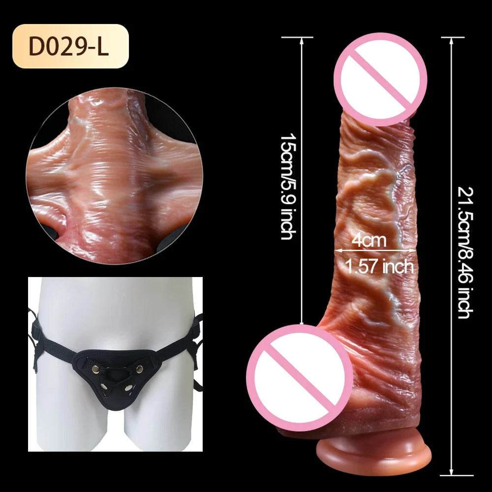 Realistic Silicone Dildo with Suction Cup