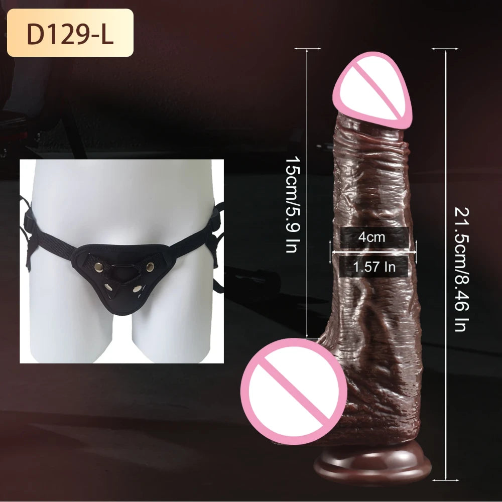 Realistic Silicone Dildo with Suction Cup