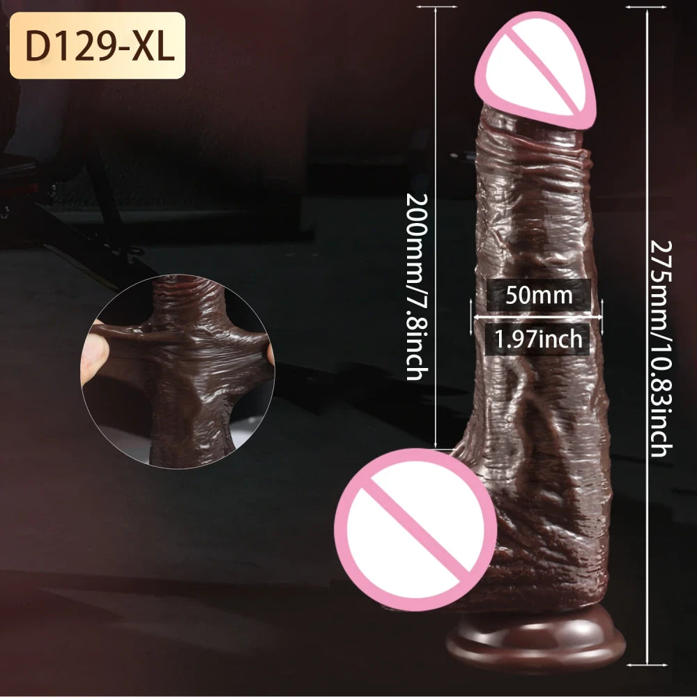 Realistic Silicone Dildo with Suction Cup