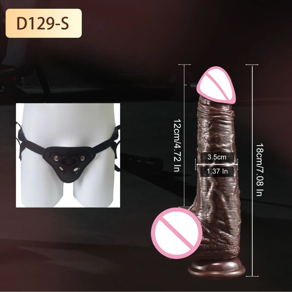 Realistic Silicone Dildo with Suction Cup