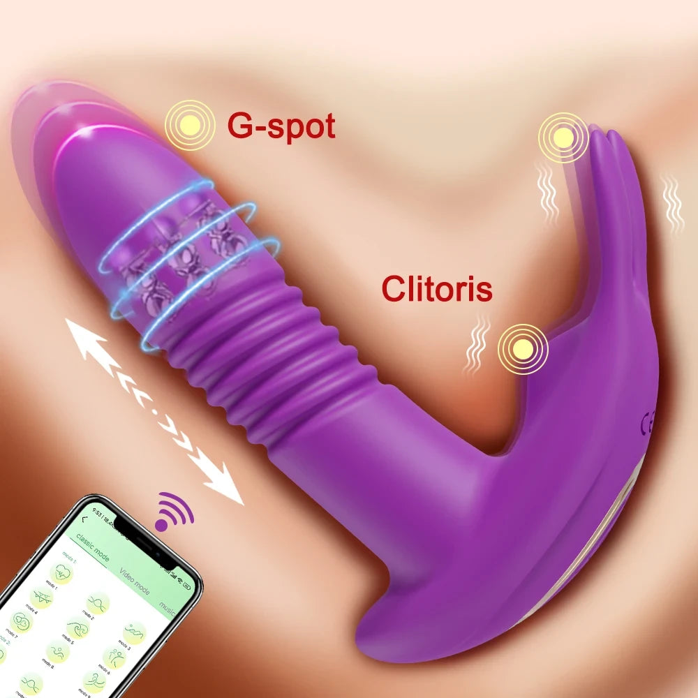 App Controlled Thrusting Vibrator