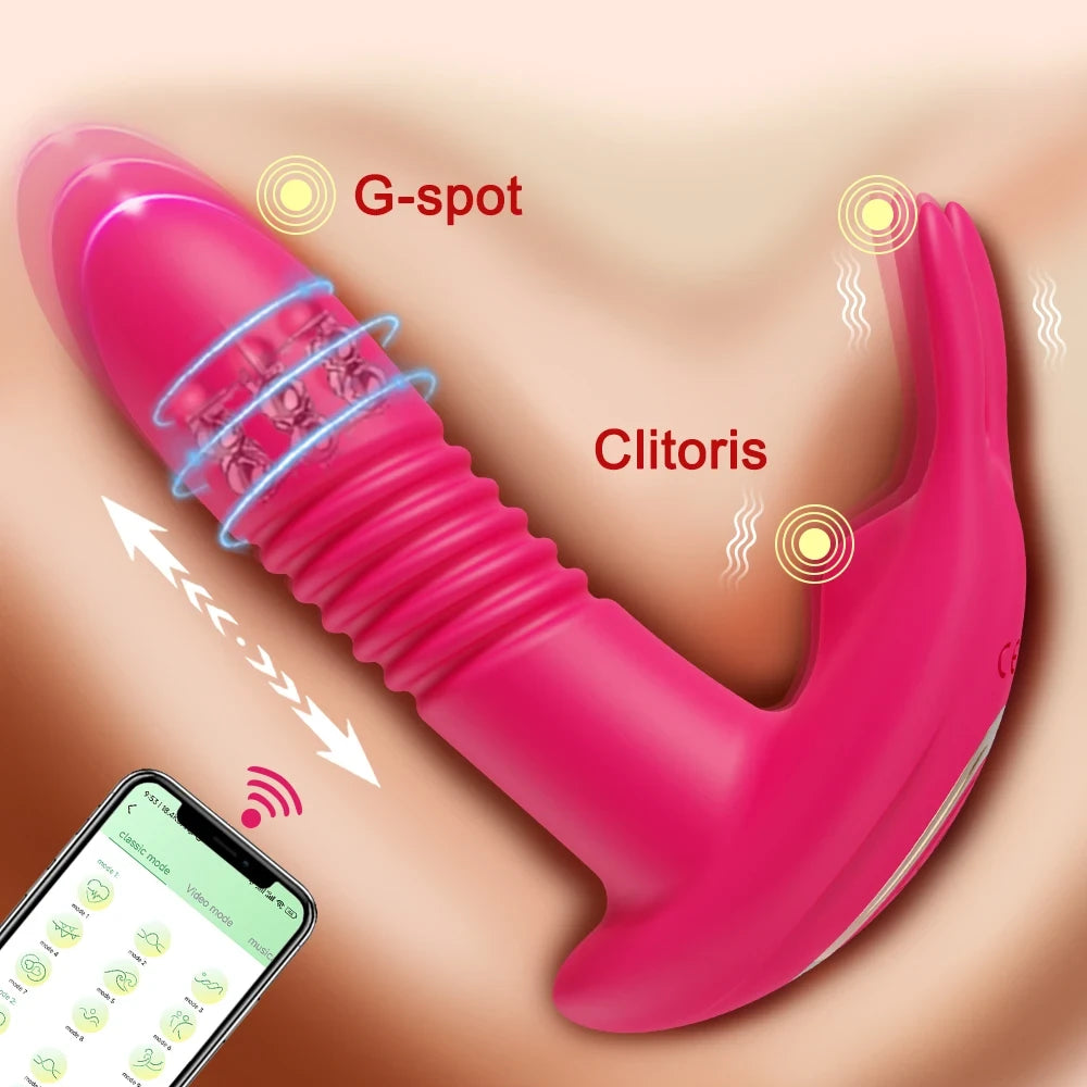 App Controlled Thrusting Vibrator