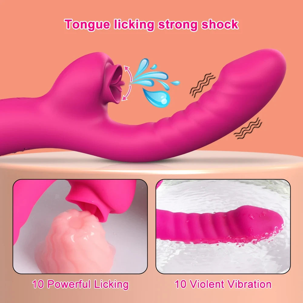 Tongue Licking Vibrator