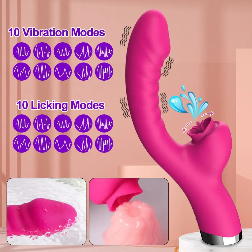 Tongue Licking Vibrator