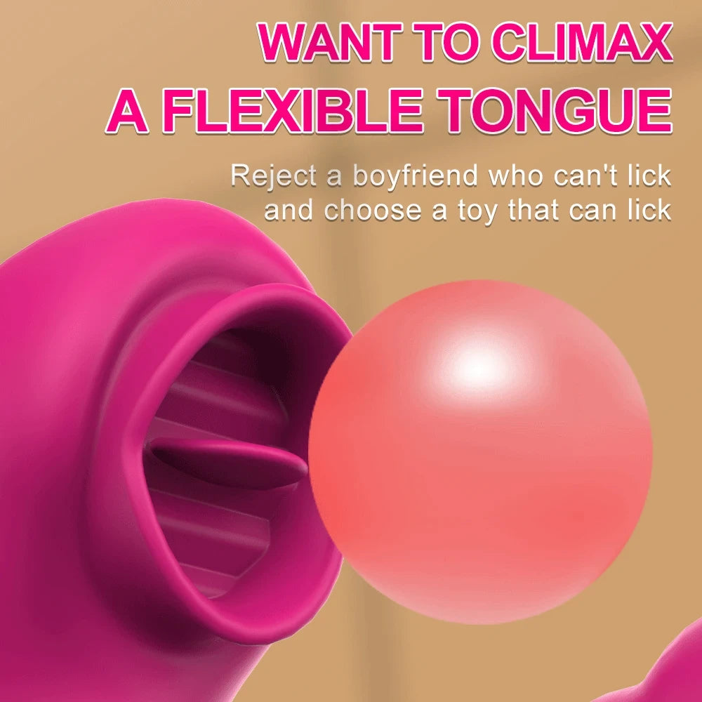 Tongue Licking Vibrator