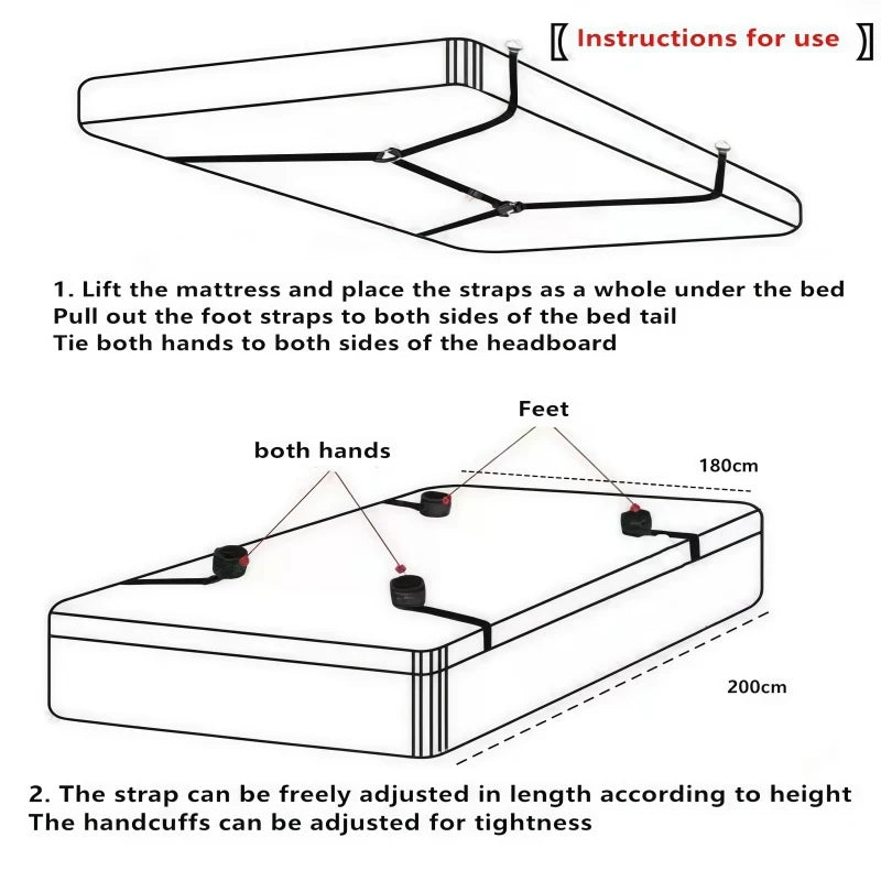 Adjustable Bed Restraint Kit