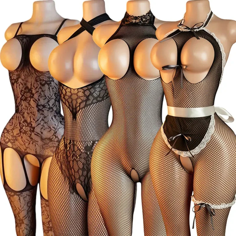Fishnet Bondage Bodystocking