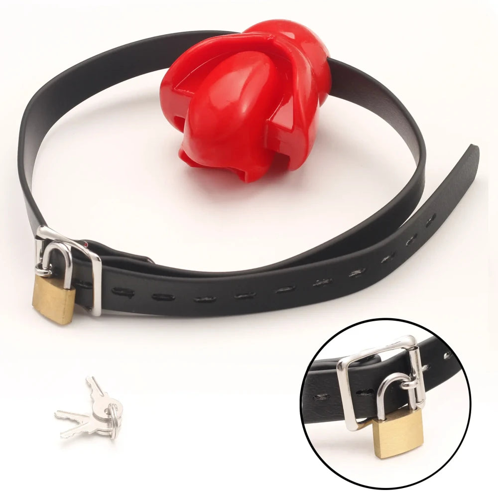 Silicone Tongue Fixed Ball Gag