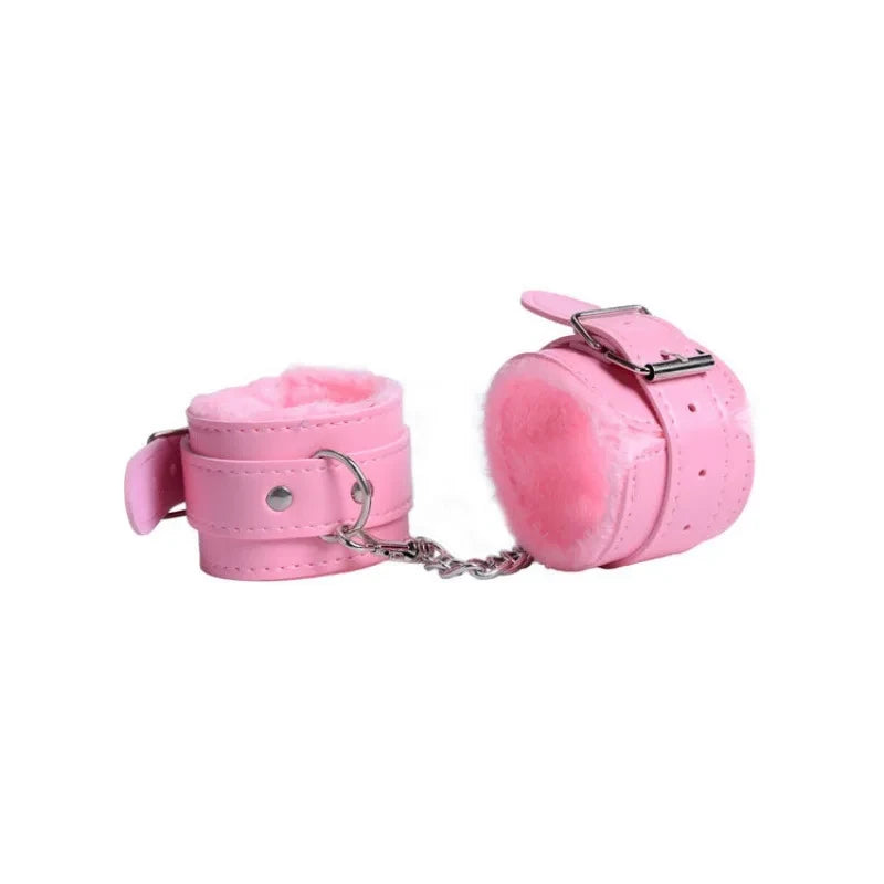 Plush Bondage Handcuff Restraint Set