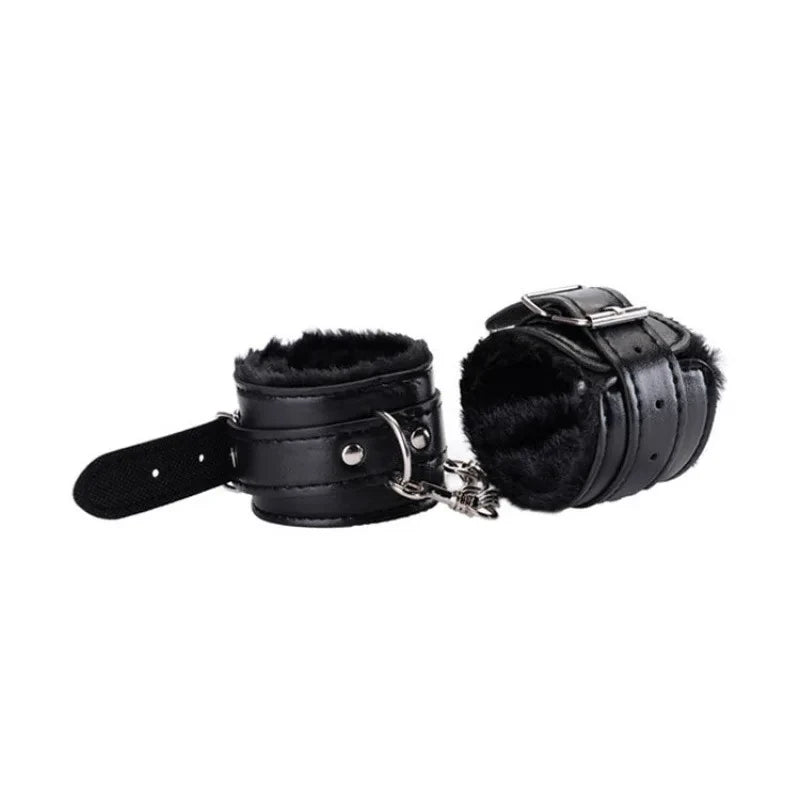 Plush Bondage Handcuff Restraint Set