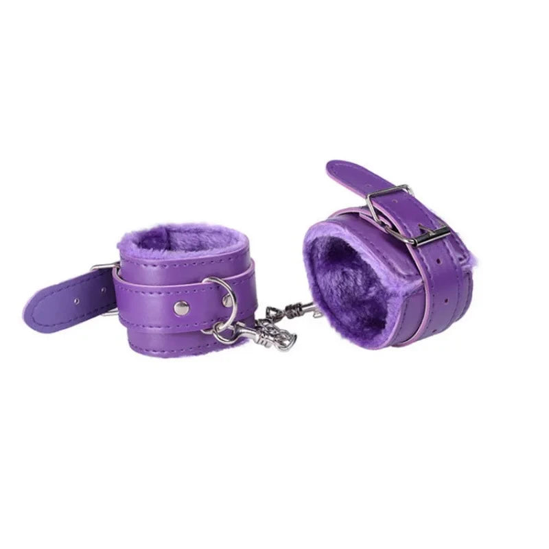 Plush Bondage Handcuff Restraint Set